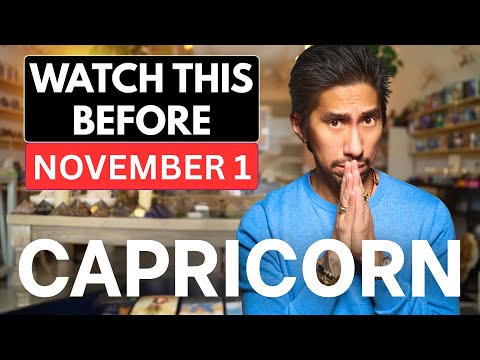Видео: КОЗЕРОГ 😳 «НАДЕЮСЬ, ВЫ УВИДИТЕ ЭТО ДО 1 НОЯБРЯ» 🌟 Знак зодиака Козерог
