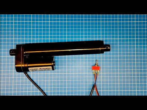 Видео: Управление линейным приводом с помощью тумблера
