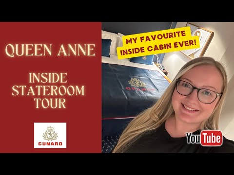 Видео: Экскурсия по внутренним каютам Cunard Queen Anne | 6144 🚢