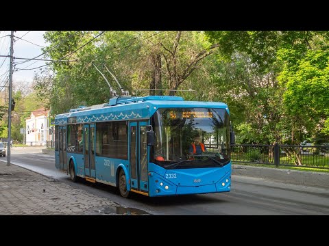 Видео: БКМ-321 2332 Маршрут №5А город Саратов 