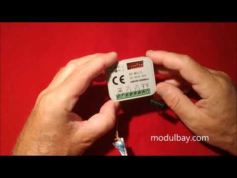 Видео: Универсален приемник за гаражна врата