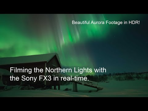 Видео: Как я снимаю северное сияние на Sony FX3 и FX30 — Загрузка HDR