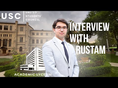 Видео: Интервью с президентом лицея ALWIUT 2024–2025 — Шафайзиевым Рустамом Алишеровичем.