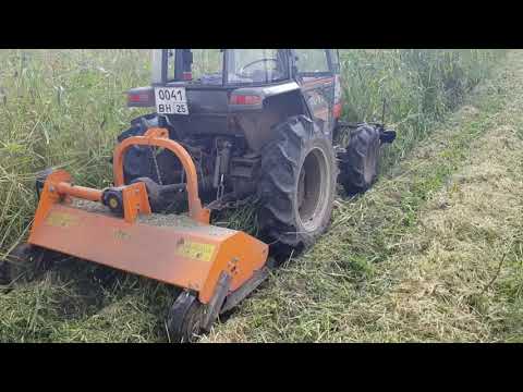 Видео: Скашиваем ботву картошки Мульчиром (кир)