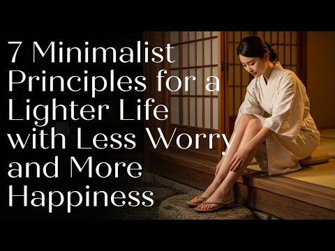 Видео: 7 минималистских принципов для более легкой жизни с меньшим количеством беспокойств и большим кол...