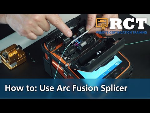 Видео: Как использовать сварочный аппарат Arc Fusion Splicer