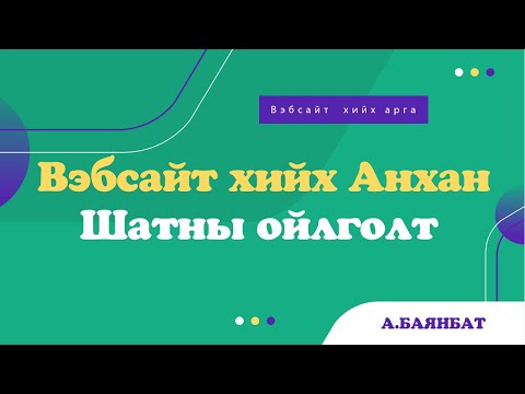 Видео: Вэб сайт хийх анхан шатны 3 чухал ойлголт