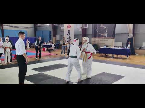 Видео: Лёша 3 бой  Кубок Геленджика по Киокушинкай 28.09.2025 г.