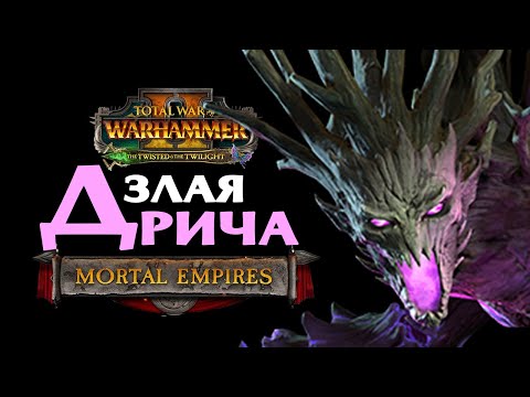 Видео: Дрича - злые духи лесных эльфов - прохождение Total War Warhammer 2 Империи Смертных - #1