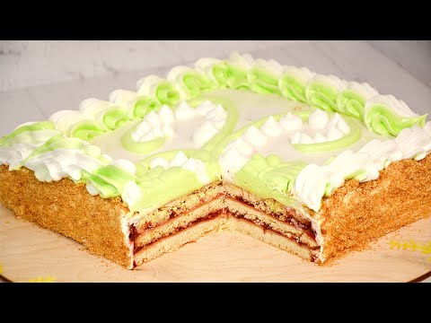 Видео: 🎂 Торт «ЛАНДЫШ» по ГОСТу СССР: тот самый, с песочными коржами, повидлом и белковым кремом! ✨
