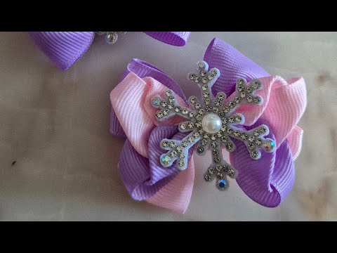 Видео: Мини малышки из репсовой ленты 2.5 