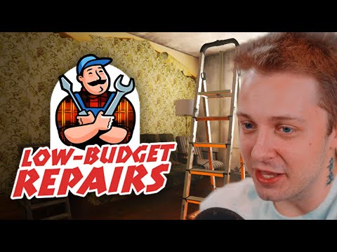 Видео: СТИНТ ДЕЛАЕТ РЕМОНТ В ИГРЕ В LOW - BUDGET REPAIRS