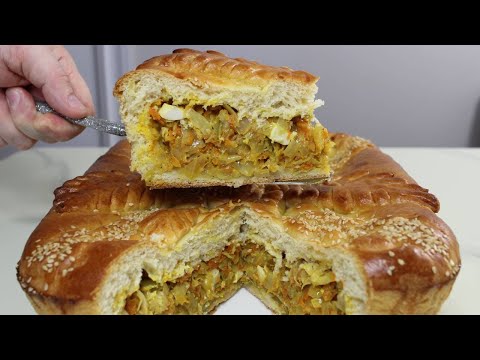 Видео: Нереально вкусный капустный пирог❗В любом сезоне ХИТ❗