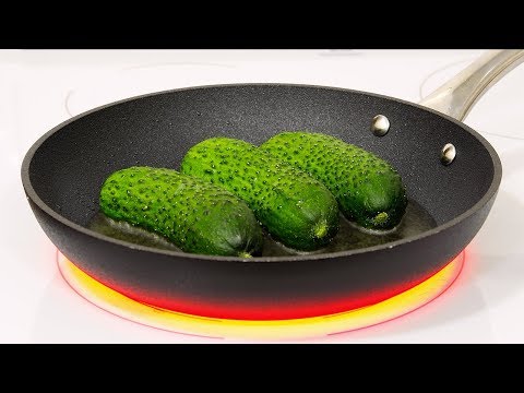 Видео: Мы ПОЖАРИЛИ ОГУРЦЫ  Никогда больше не говорите мне, что это невкусно!