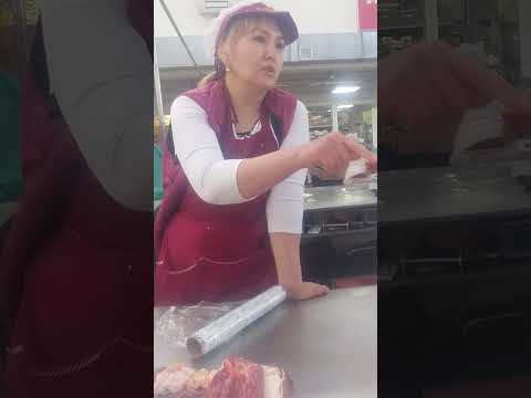 Видео: Почем конина красавица казашка? Омск. Казачий рынок. Купил 20 кг! Спасибо Рысбике!