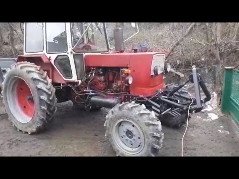 Видео: Трактор ЮМЗ с передней навеской 4х4 | крутой трактор