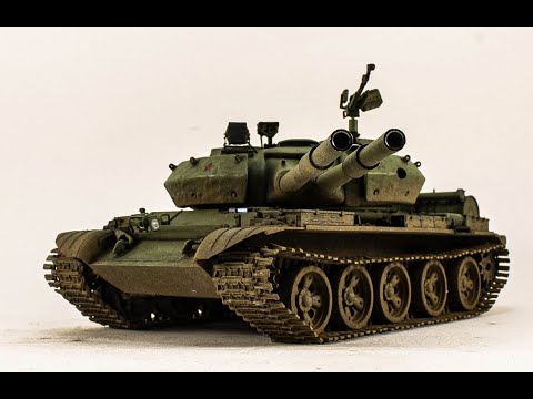 Видео: Т 62 от Звезды с двухствольной башней "МАМОНТ" от АРМА.