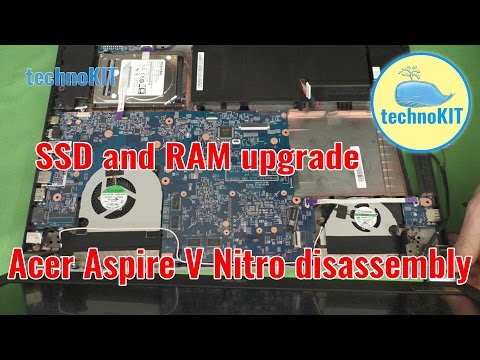 Видео: Acer Aspire V Nitro VN7-792G Разборка и добавление SSD и ОЗУ
