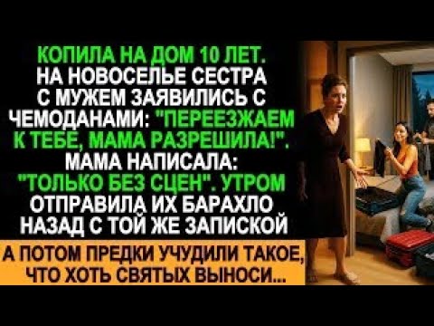 Видео: 10 лет копила на дом, а на новоселье сестра с мужем заявились жить! Что было дальше…