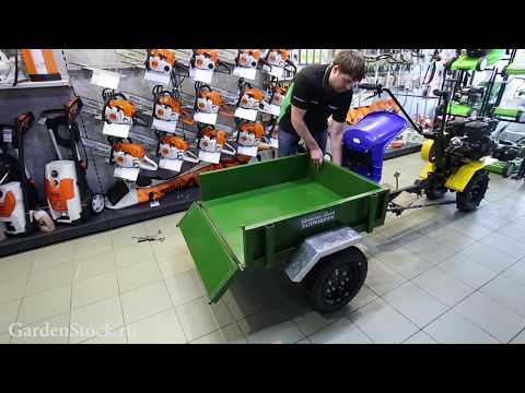 Видео: 3-в-1: ездить, перевозить, обрабатывать землю. АПМ-350 с кузовом.