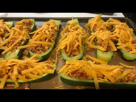 Видео: Фаршированные цукини