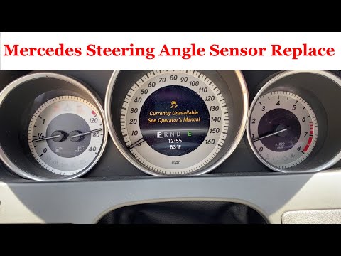 Видео: Замена датчика угла поворота рулевого колеса Mercedes Benz. W204 C250 C300 Другие аналогичные мод...