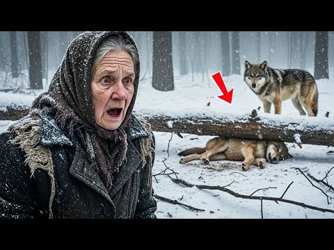 Видео: Волчица умоляла старую женщину спасти детёныша — то, что она сделала, потрясло всех