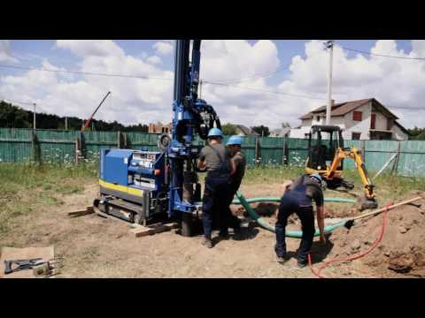 Видео: Бурение скважин под геотермальные зонды для тепловых насосов