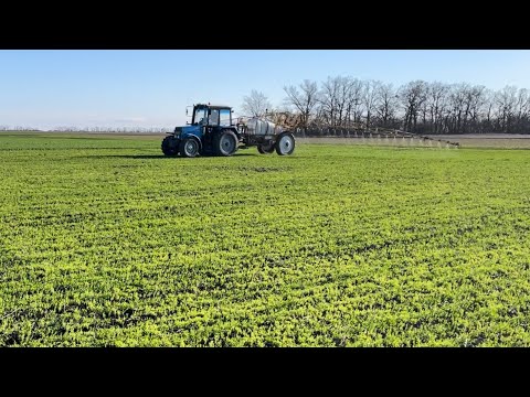Видео: Внесення азотних добрив КАС-32 в зиму. Гроші на вітер?🥶🤔