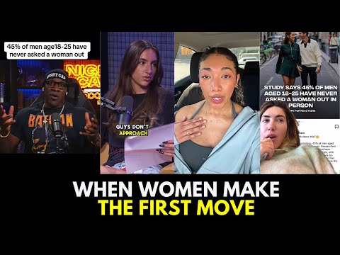 Видео: Женщины пытались заставить мужчин приблизиться. Что происходит, когда женщины делают первый шаг?