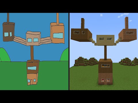 Видео: Строим дома по рисункам подписчиков