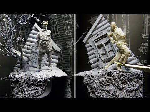 Видео: Базы для миниатюр - ПРОКЛЯТЫЙ СТАРЫЙ ДОМ