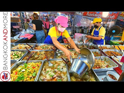 Видео: Звездный ночной рынок Районг | Рай тайской уличной еды...