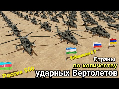 Видео: Страны по количеству ударных Вертолетов - 2025