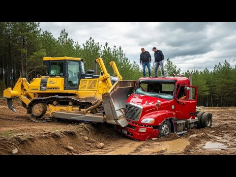 Видео: Идиоты в грузовиках вас шокируют, а их нелепые маневры невероятны #192