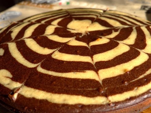 Видео: Манник "Зебра" на кефире Рецепт