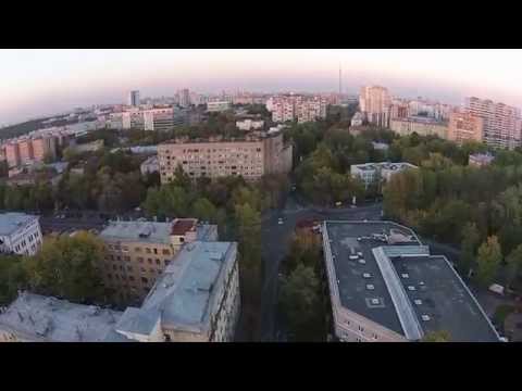 Видео: Полет в Москве Храм Благовещения 21.09.2014 г. Квадрокоптер DJI Phantom 2 Vision+