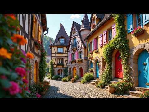 Видео: Деревня, которую вы сейчас увидите, реальна | Пешеходная экскурсия в Эгисхайме 🇫🇷