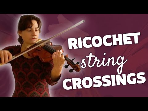 Видео: Как практиковать RICOCHET на трёх струнах (со скрипачкой Вивьен Хоффман)