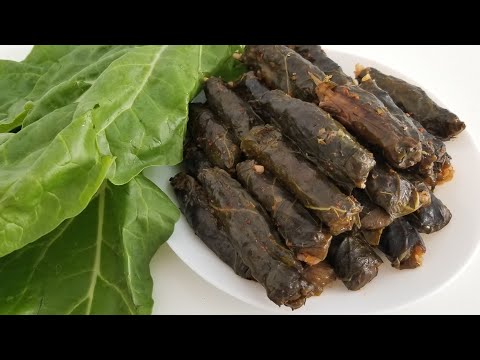 Видео: Сарма/Долма из листьев Мангольда/Голубцы из свекольных листьев