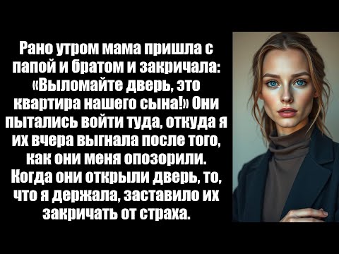 Видео: Выломайте дверь, это квартира нашего сына — мама пришла с папой и братом, чтобы выломать....