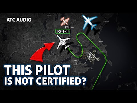 Видео: Трудности перевода? Иностранный пилот игнорирует Бостонский авиадиспетчерский пункт. Реальный зву...