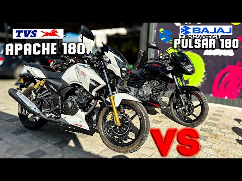 Видео: ГОНКА ІНДІЙЦІВ - Bajaj Pulsar 180 проти TVS Apache 180 і ТЕСТ та ОГЛЯД цих мотоциклів