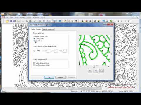 Видео: Видеоуроки по AutoCAD: векторизация jpg, tif, png в dwg, dxf. Ч1