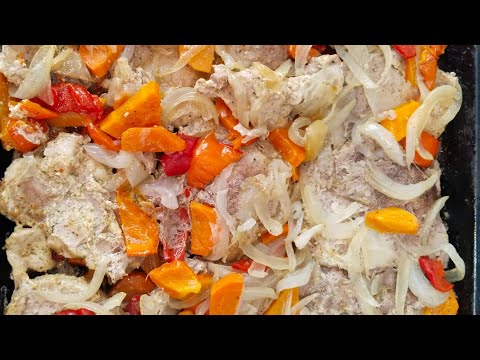 Видео: Мясо тает во рту ! Стейки с овощами , как в ресторане !!!