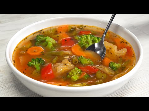 Видео: ОВОЩНОЙ СУП ДЛЯ ПОХУДЕНИЯ! Полезный, ароматный и очень вкусный. Рецепт от Всегда Вкусно!