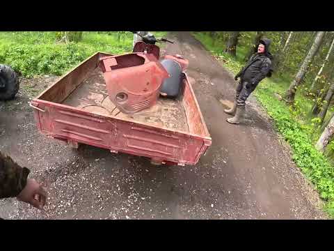 Видео: Восставший из ада мотороллер муравей. 250кубов 4т колёса Тула.