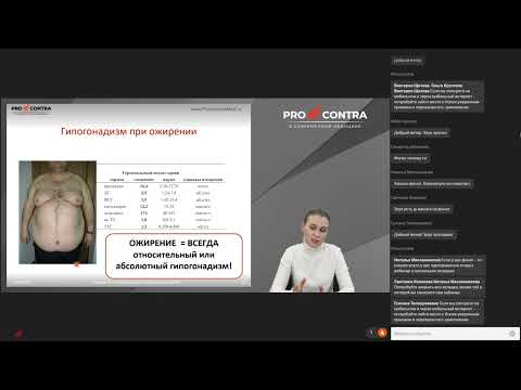 Видео: Видеолекция. Гипогонадизм и ожирение у мужчин