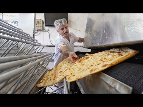 Видео: Выпечка хлеба Тафтун высокого качества и вкуса в большом количестве и в короткие сроки.