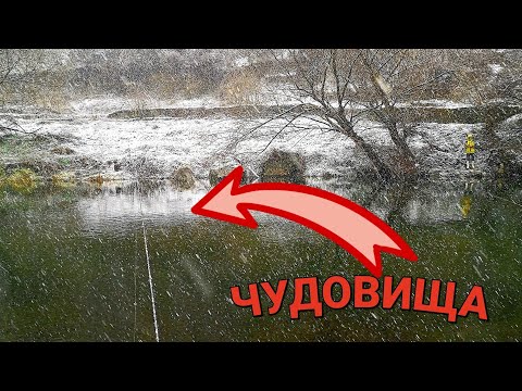 Видео: ОБИЛЕН СНЕГОВАЛЕЖ. ТЪРСЕНЕ на ТРОФЕЙНИ РИБИ на РЕКАТА!